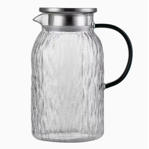 Glass Pitchers Texture 1500ML Large capacity Glass Pitchers