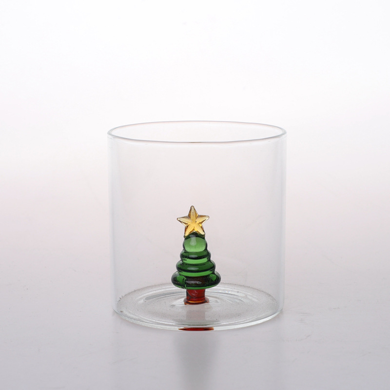 Italian 3D Christmas Tree Glasses cup