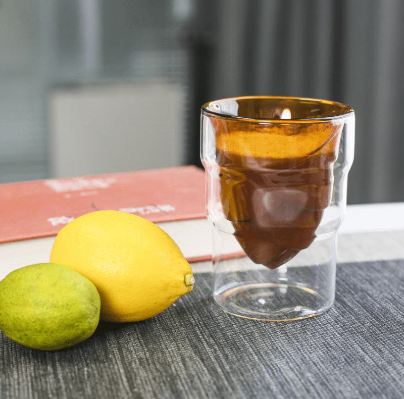 Double wall cups bamboo shoots 220ML Four colors available