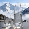 Matterhorn glass water bottle Matterhorn decanter