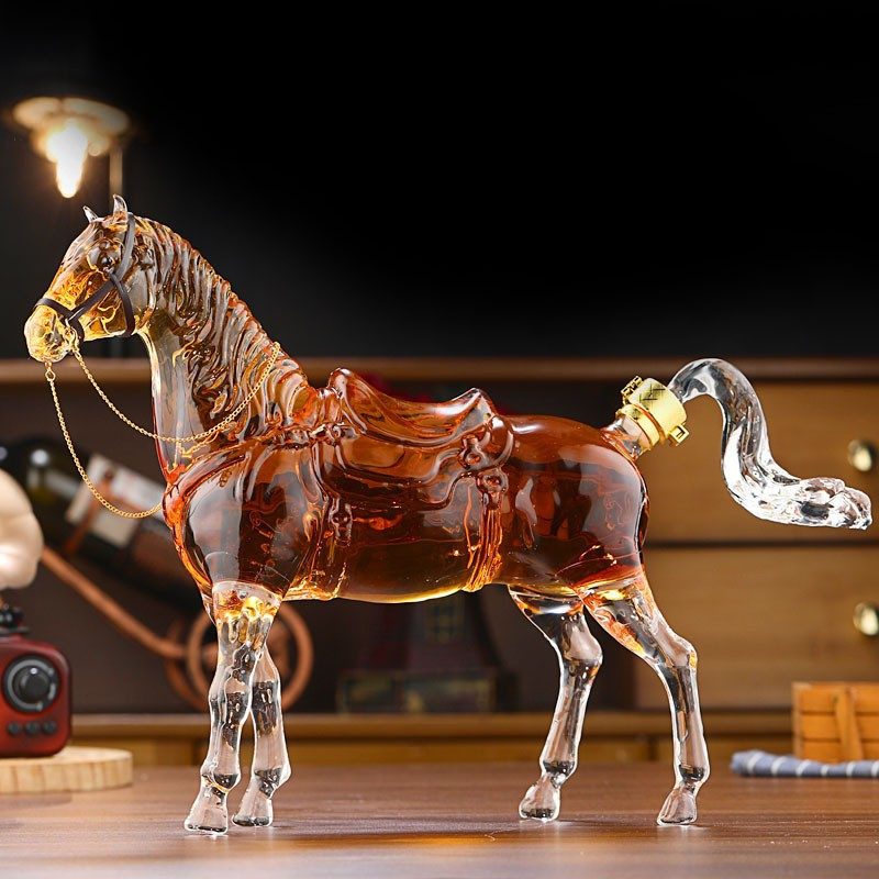 Chinese Zodiac Horse Whisky Bottle 37.2oz (2)