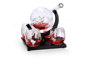 Globe decanter set
