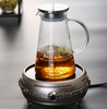 Glass Pitchers 1500ML 1800ML Large capacity Glass Pitchers Glass Pitcher with Lid