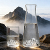 Matterhorn glass water bottle Matterhorn decanter