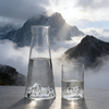 Matterhorn glass water bottle Matterhorn decanter