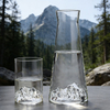Matterhorn glass water bottle Matterhorn decanter