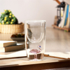 Wholesale 3D Strawberry Double Wall Glass Cup, 3D Rose Double Wall Glass Cup, 3D Christmas tree Double Wall Glass Cup, 3D Flamingo Double Wall Glass Cup，3D Christmas wreath double-layer glass