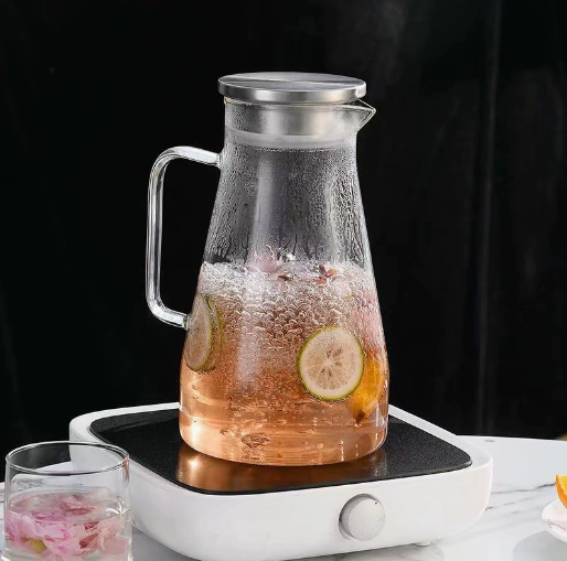 Glass Pitchers Square handle, large capacity 1500ML 1800ML