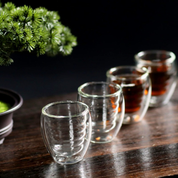 glass tea cups double walled