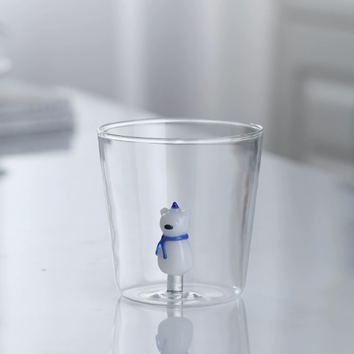 3D Animal Glass Cup