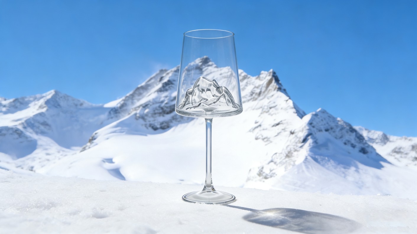 Jungfrau Wine Glass
