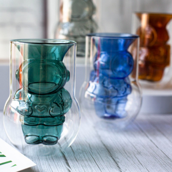 walled coffee glasses