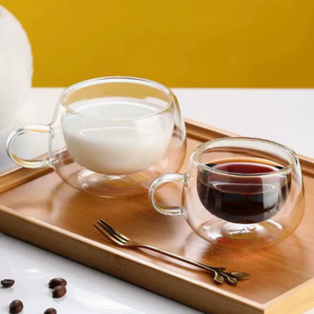 double walled glass espresso cups