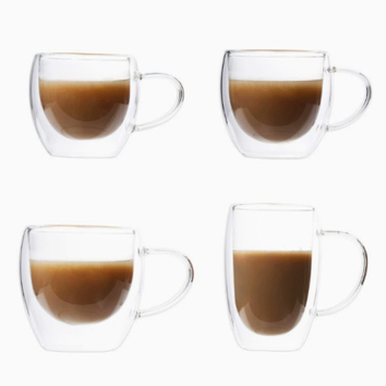 double walled glass mugs