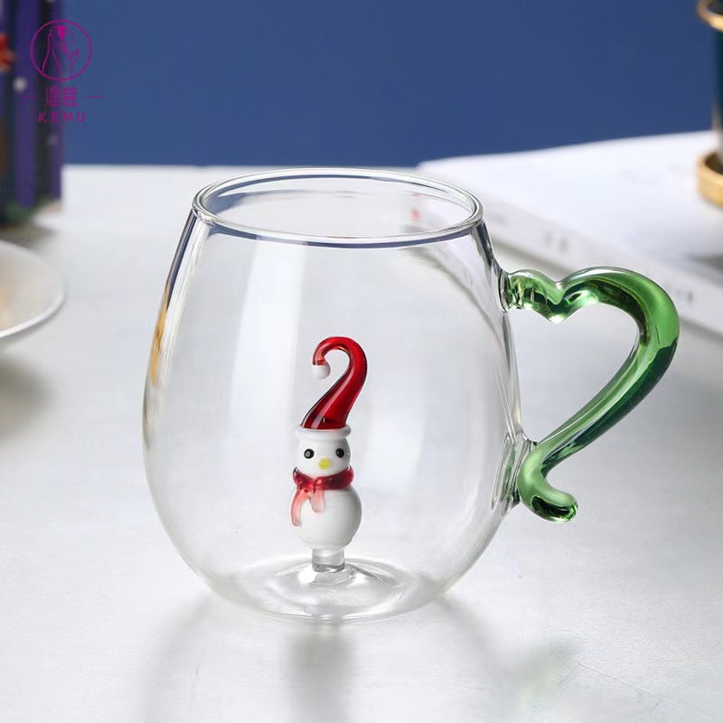 Christmas 3D Glass Cups (2)