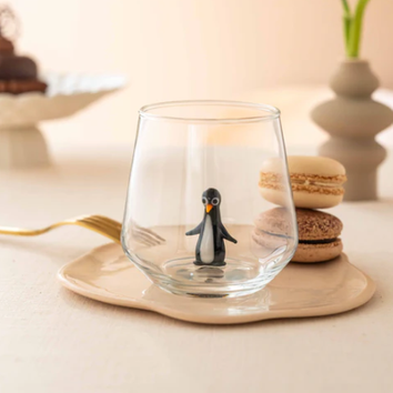 3D Animal Glass Cup&nbsp;penguin