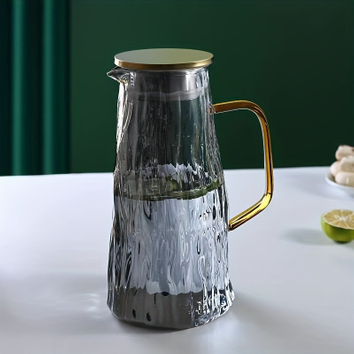 glass pitcher with lid