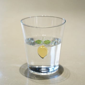 3D Animal Glass Cup with Fruit
