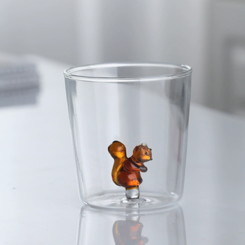 3D Animal Glass Cup