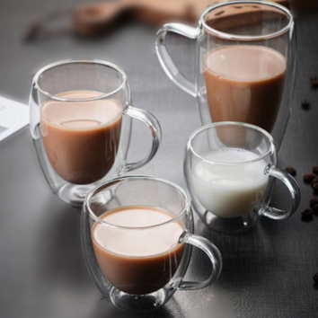 double walled glass mugs