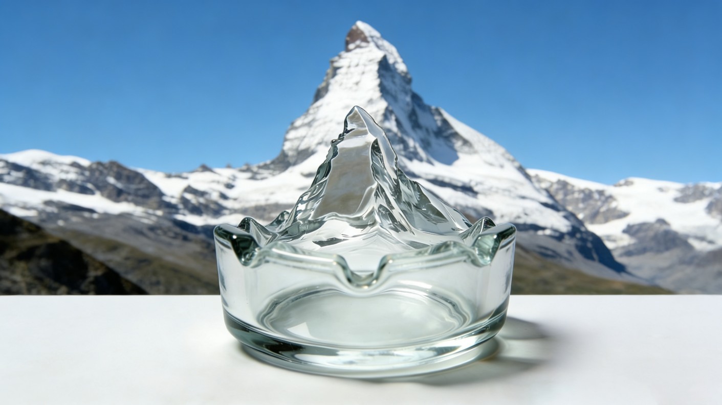 Matterhorn Glass Ashtray