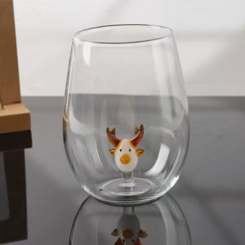 3D Animal Glass Cup